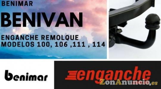 Enganche remolque Benimar Benivan